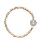 Bracciale a catena composto da 38 dadini AG colore B/G/R