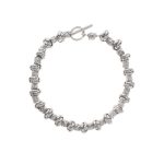 Bracciale con 18 dadini e 18 rondelle