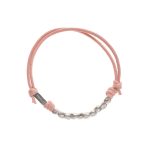 Bracciale in cotone con 10 sassi